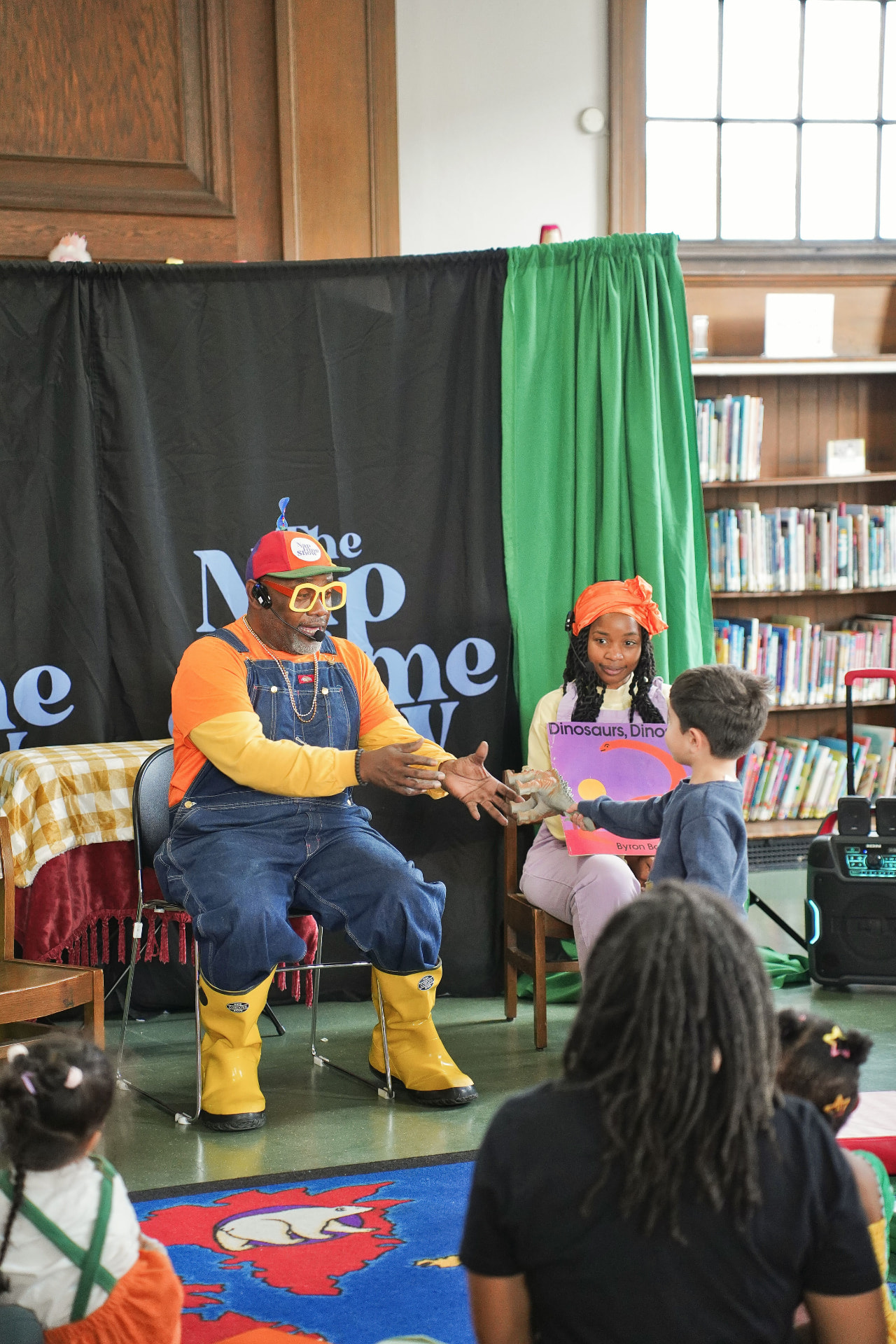 Storytime: the kids hand the story right back